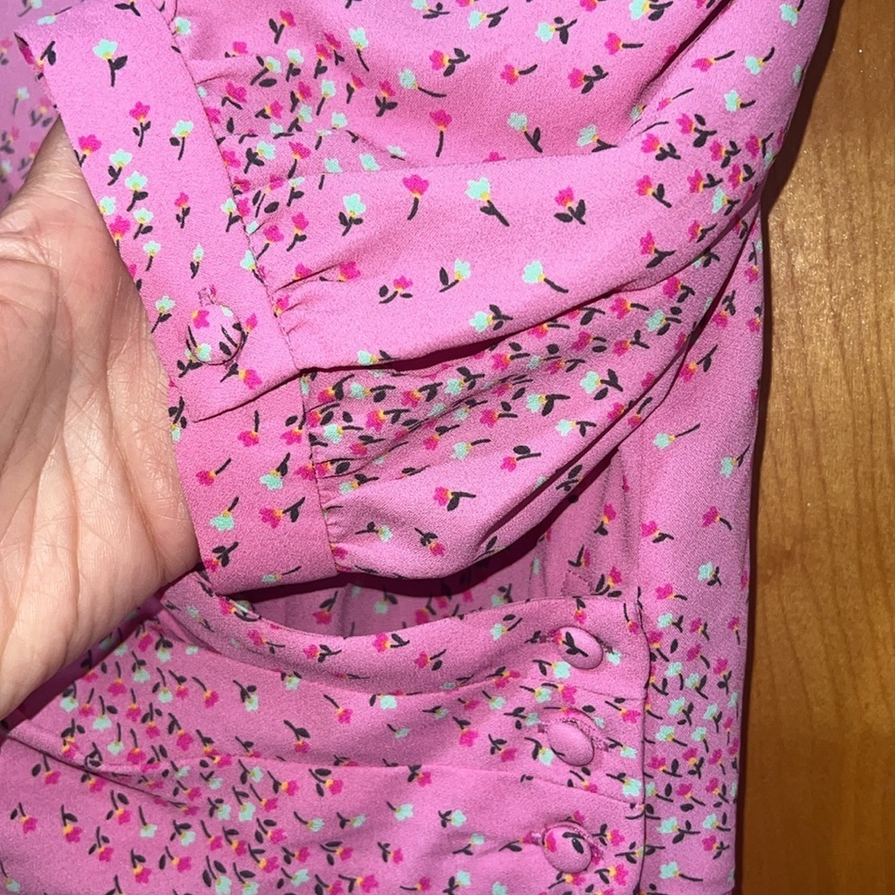 Kate Spade Meadow Floral Wrap Dress Pink Size 6 NWOT - Picture 13 of 13